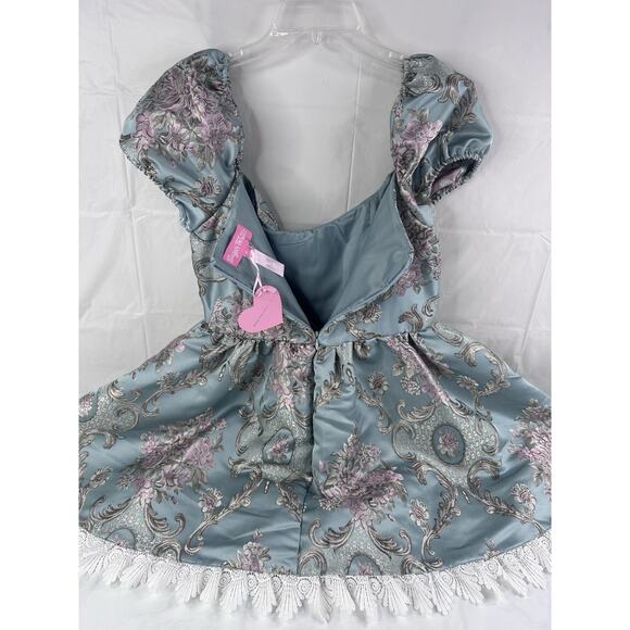 Doll Kill Sugar Thrillz Halloween Costume Cosplay Renaissance Lingerie Dress XL - Picture 4 of 10